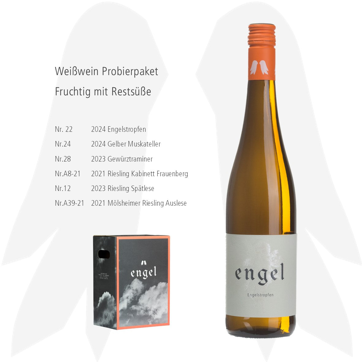 Weißwein Probierpaket fruchtig mit Restsüße